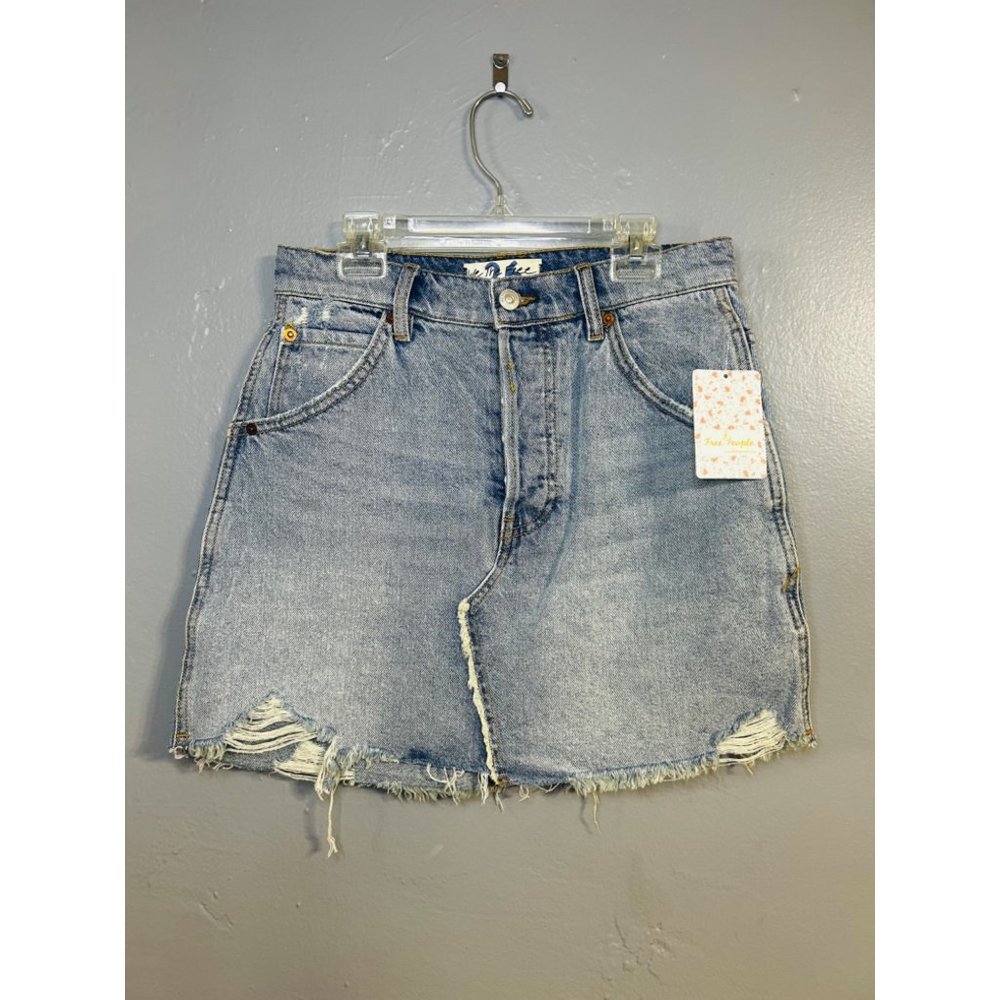 NWT Free people we the free Denim Skirt size 26